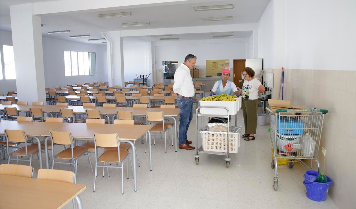 Visita al comedor del CEIP Capellanía del Yágabo