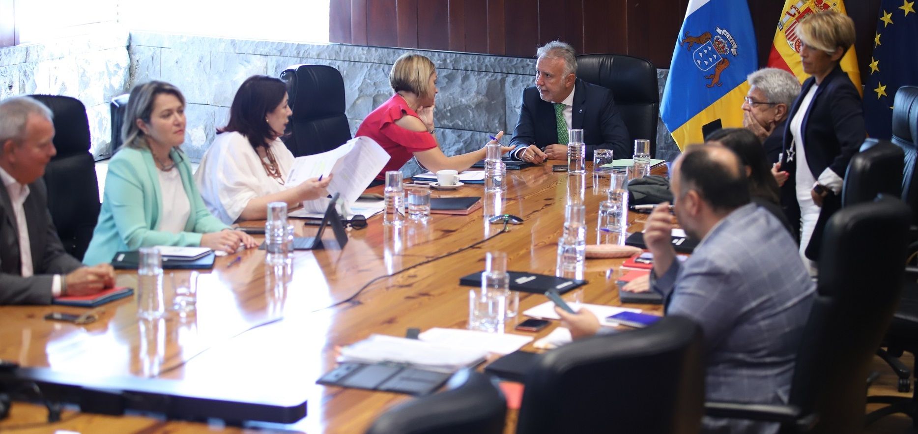 Reunión del Consejo de Gobierno de Canarias celebrada este jueves