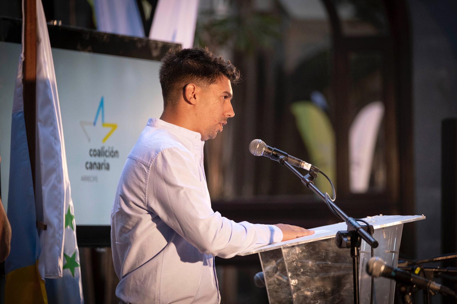 Echedey Eugenio, elegido candidato de CC a Arrecife 