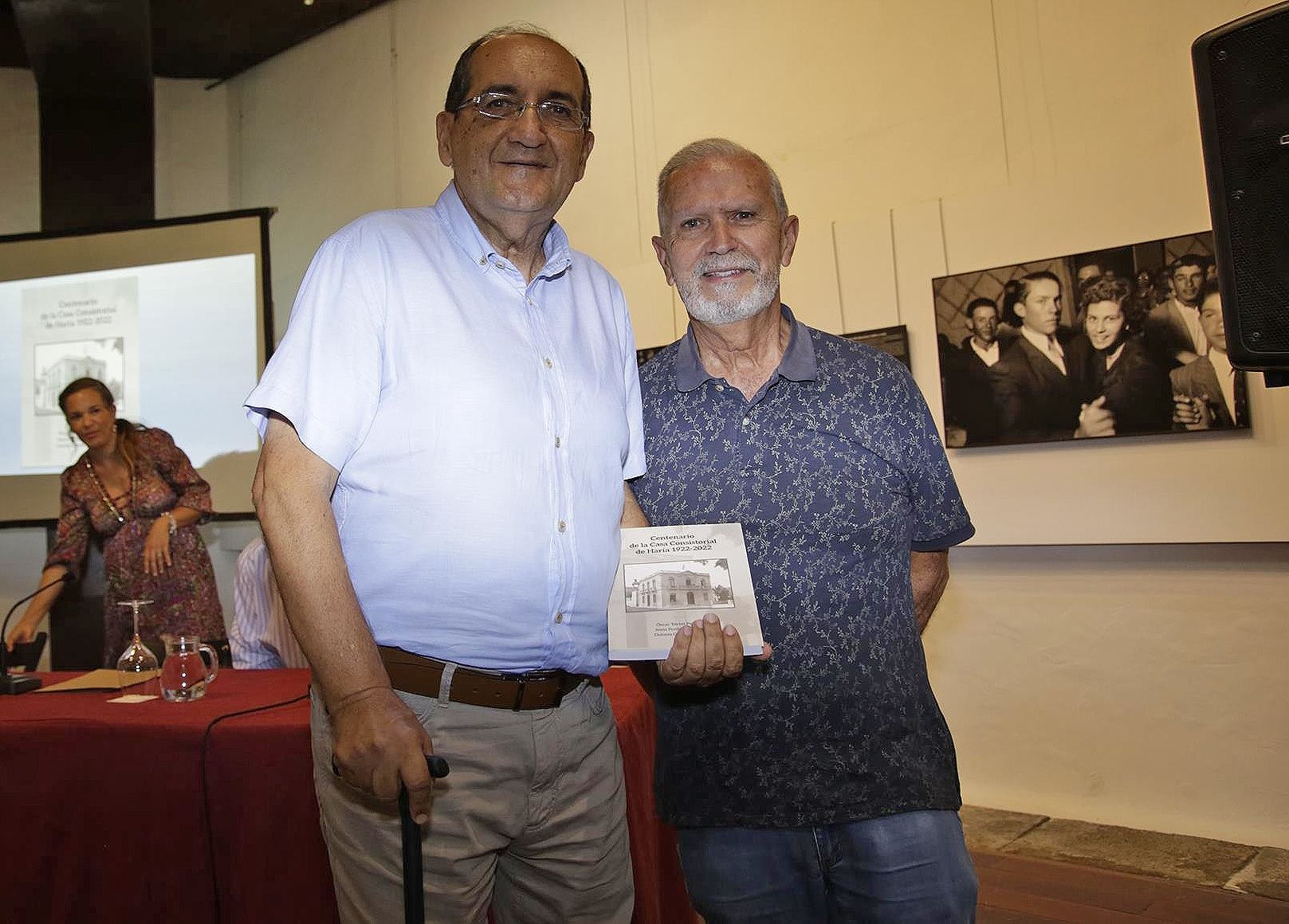 Presentación del libro Centenario de la casa consistorial de Haría Presentación del libro Centenario de la casa consistorial de Haría