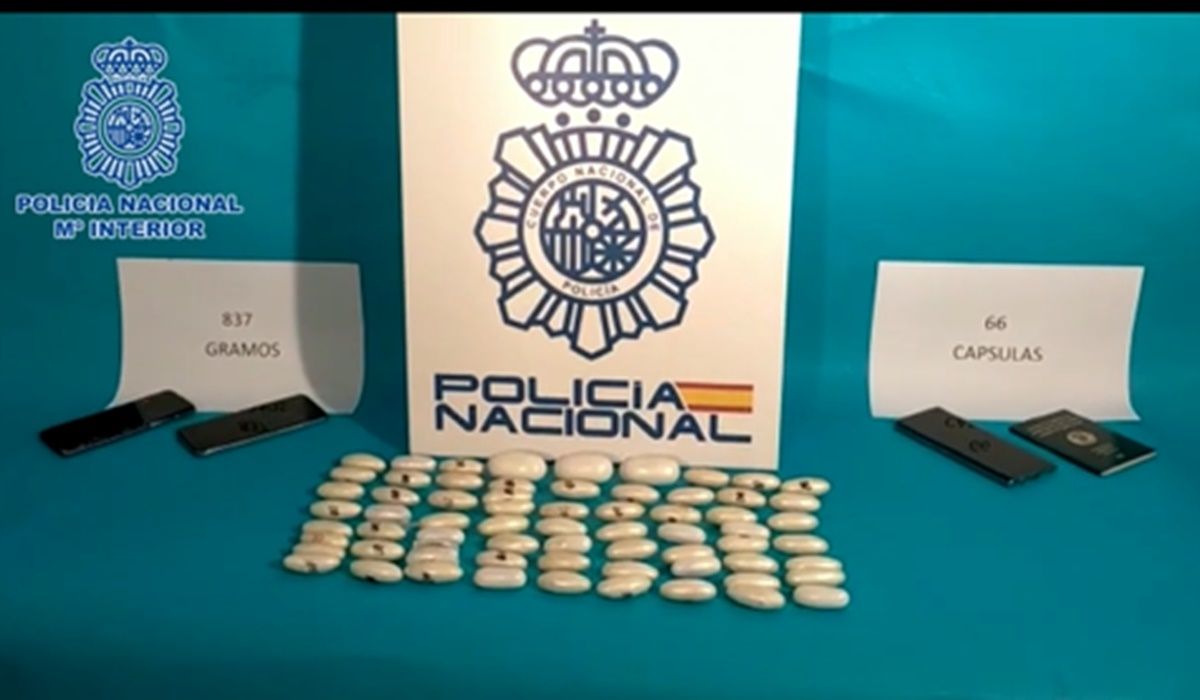 Droga incautada en Los Mármoles