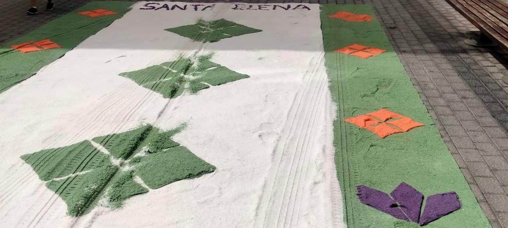 Destrozan las alfombras de sal en Arrecife Destrozan las alfombras de sal en Arrecife