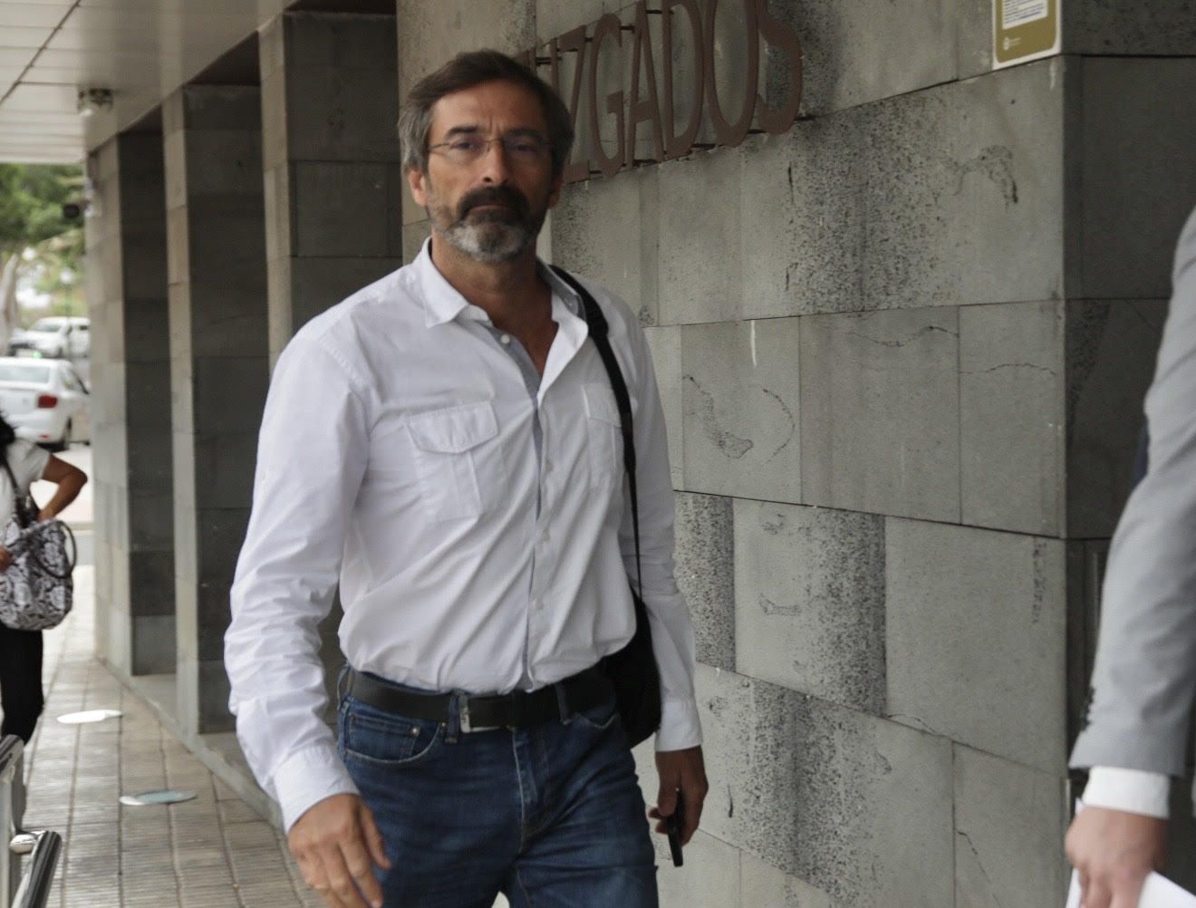 Pedro San Ginés, entrando a los Juzgados para declarar en esta nueva causa