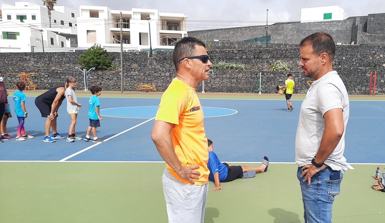 Clausura de la escuela de atletismo de Tinajo