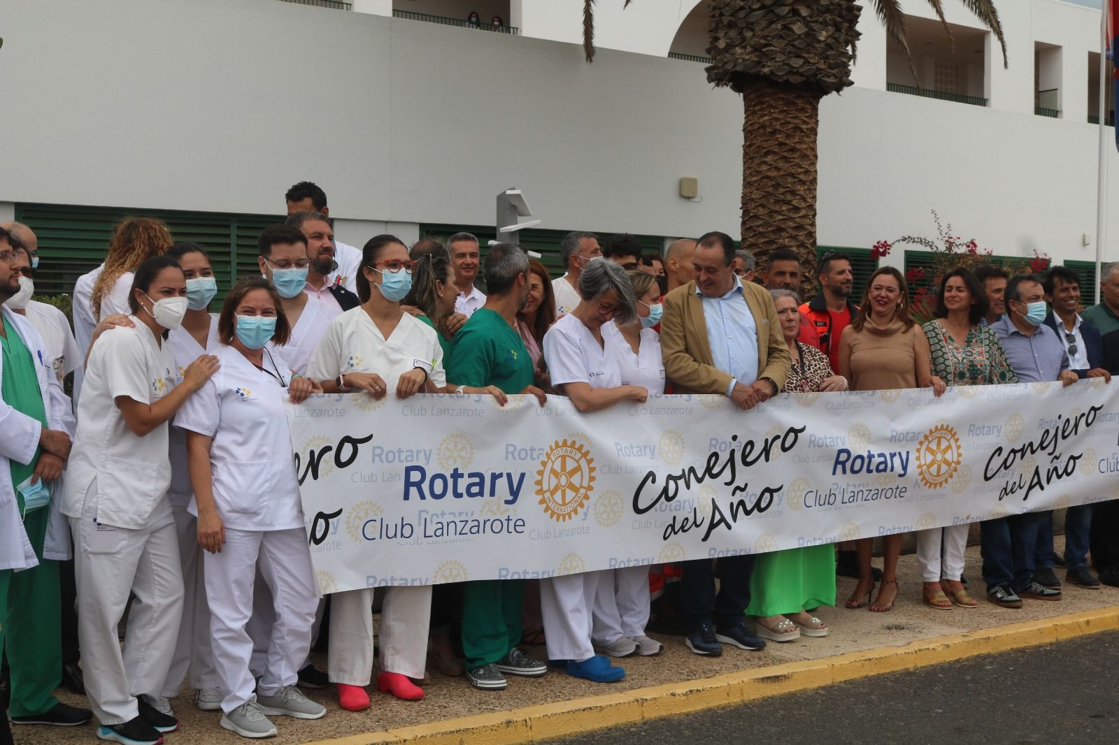 Entrega del premio Conejero del Año 2022 al personal sanitario del Área de Salud de Lanzarote