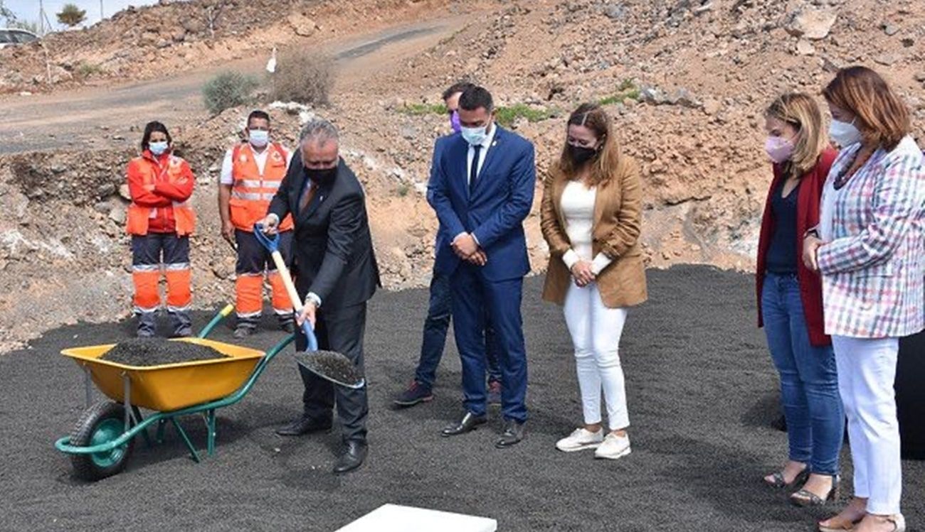 Primera piedra del centro sociosanitario de Tahíche