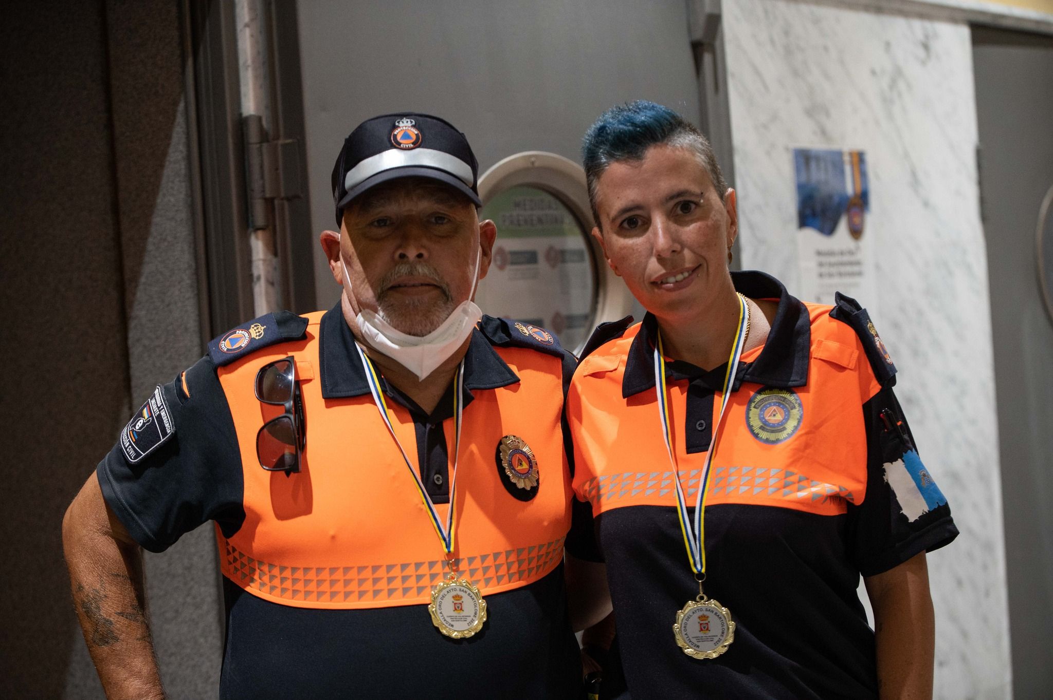 Medalla de Oro a Protección Civil de San Bartolomé Medalla de Oro a Protección Civil de San Bartolomé