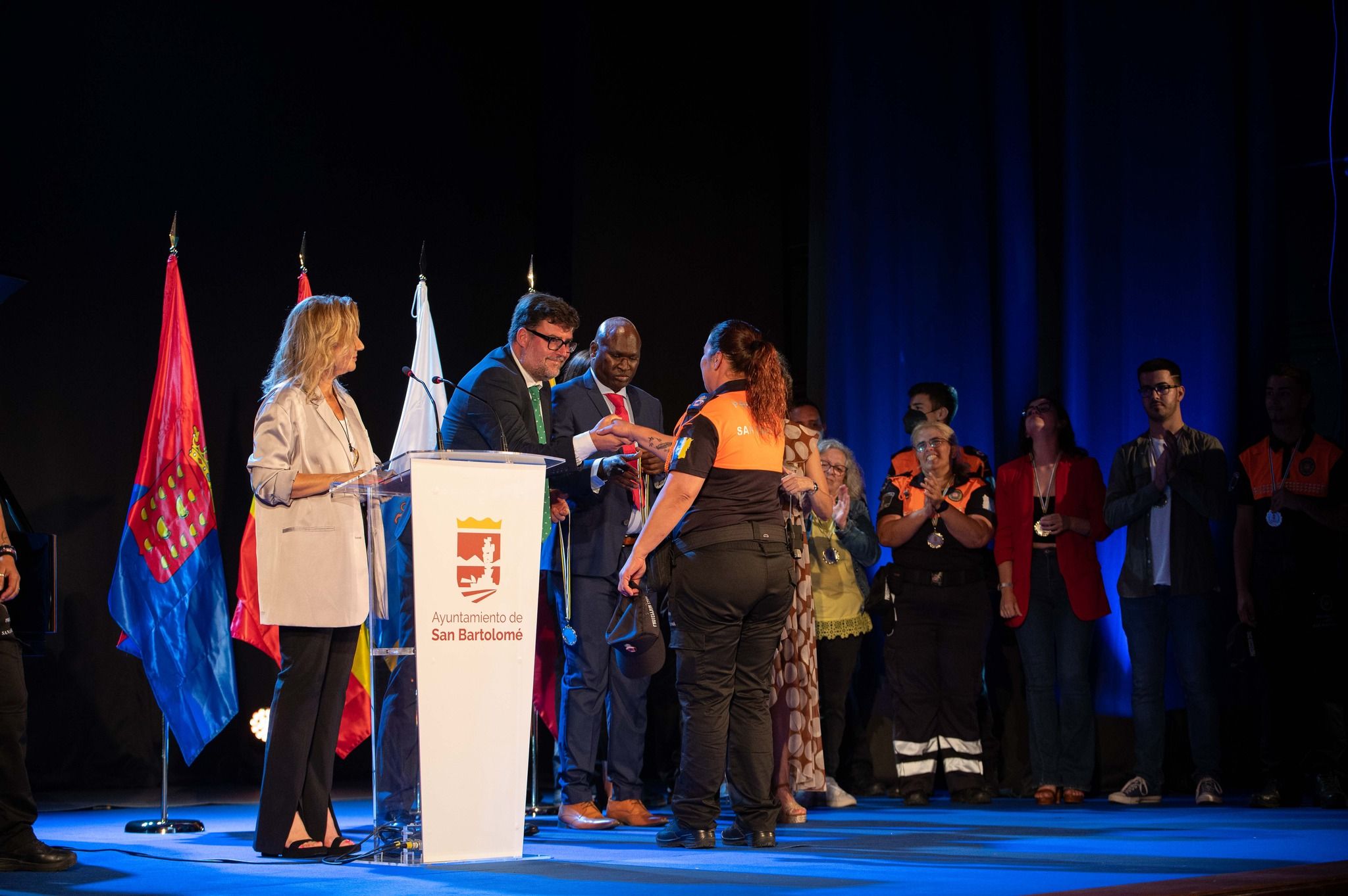 Medalla de Oro a Protección Civil de San Bartolomé Medalla de Oro a Protección Civil de San Bartolomé