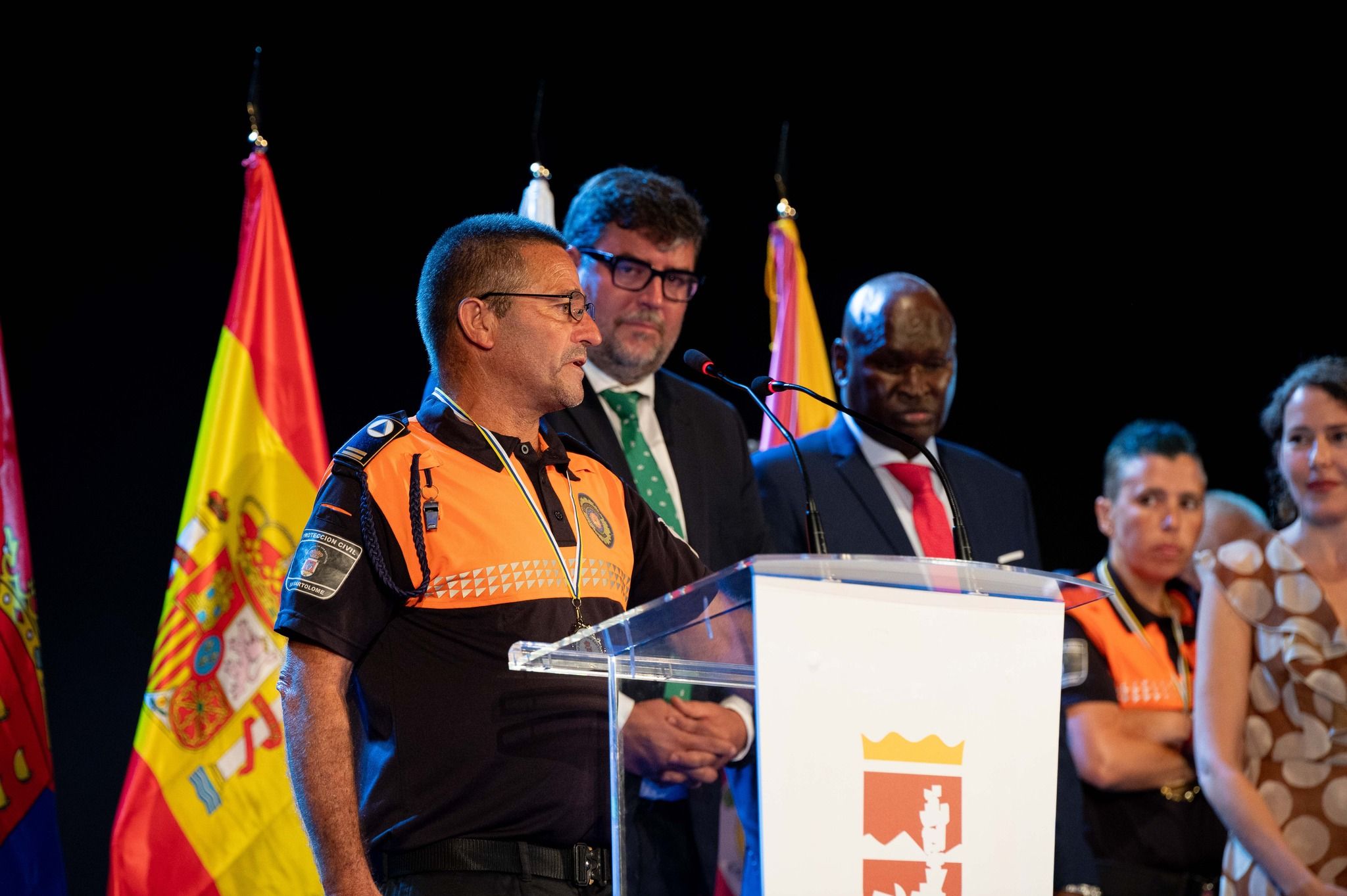 Medalla de Oro a Protección Civil de San Bartolomé Medalla de Oro a Protección Civil de San Bartolomé