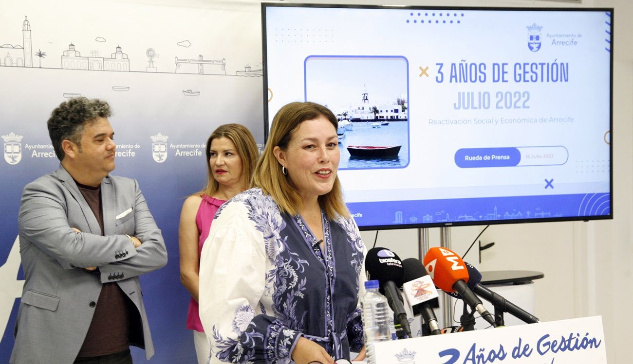 Rueda de prensa de Astrid Pérez |Fotos: José Luis Carrasco