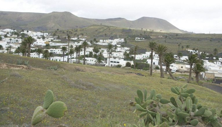 Pueblo de Haría, en el norte de Lanzarote