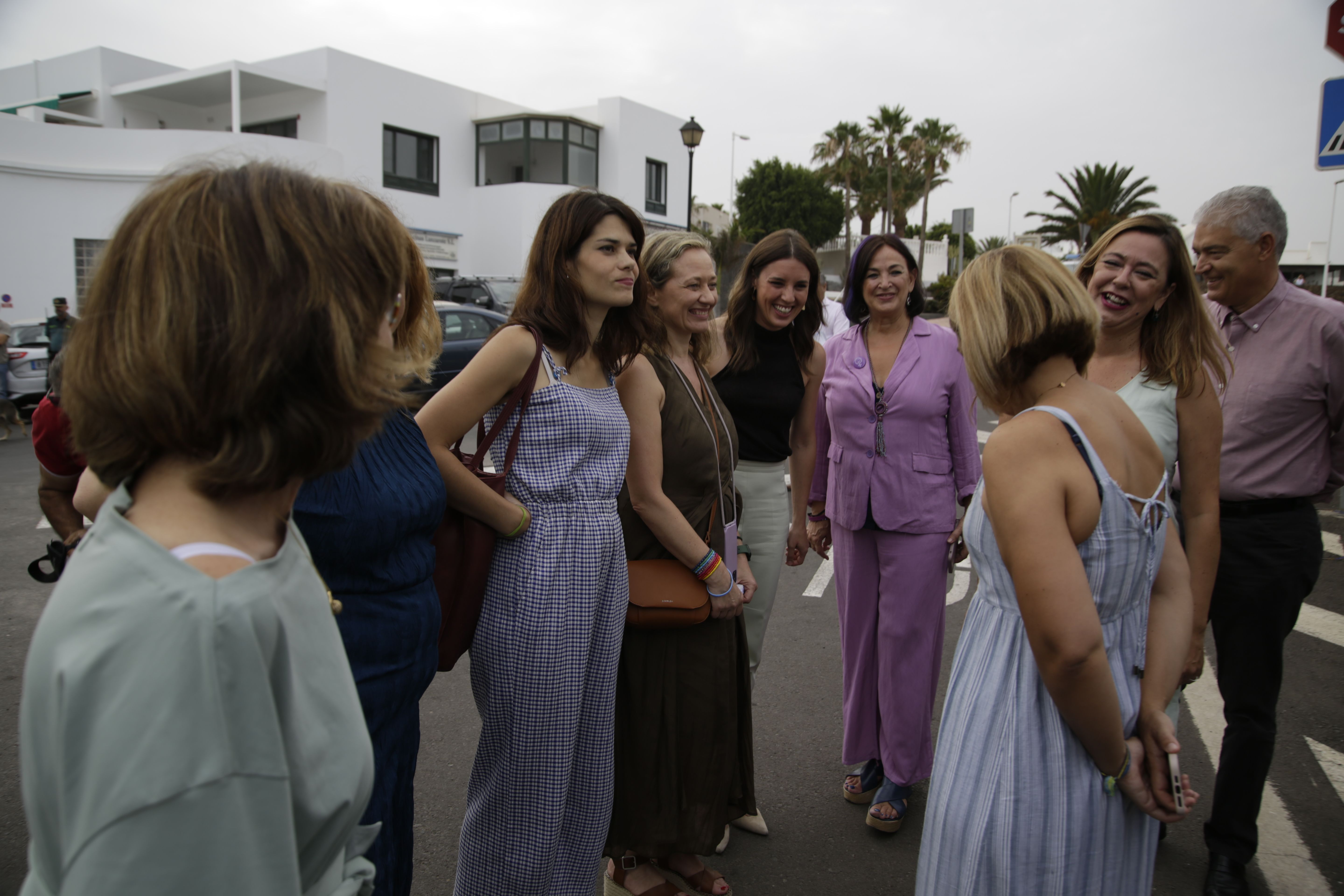 La ministra Irene Montero en Lanzarote La ministra Irene Montero en Lanzarote