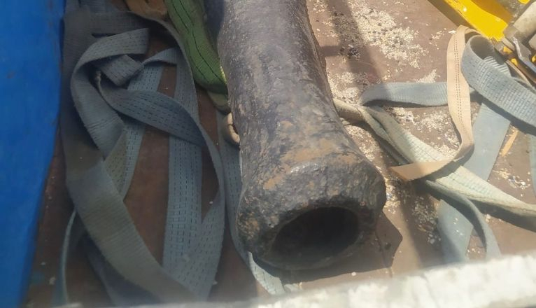 El cañón encontrado en Arrecife El cañón encontrado en Arrecife