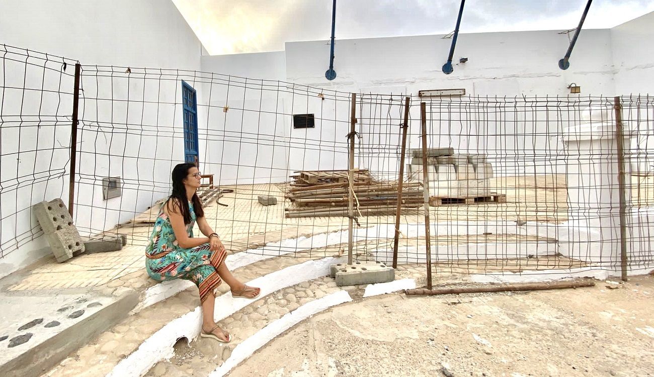 El teleclub de La Graciosa cerrado por reformas