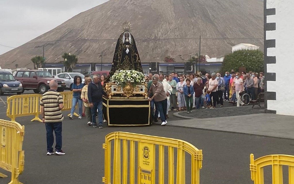 Misa del Volcán en Mancha Blanca