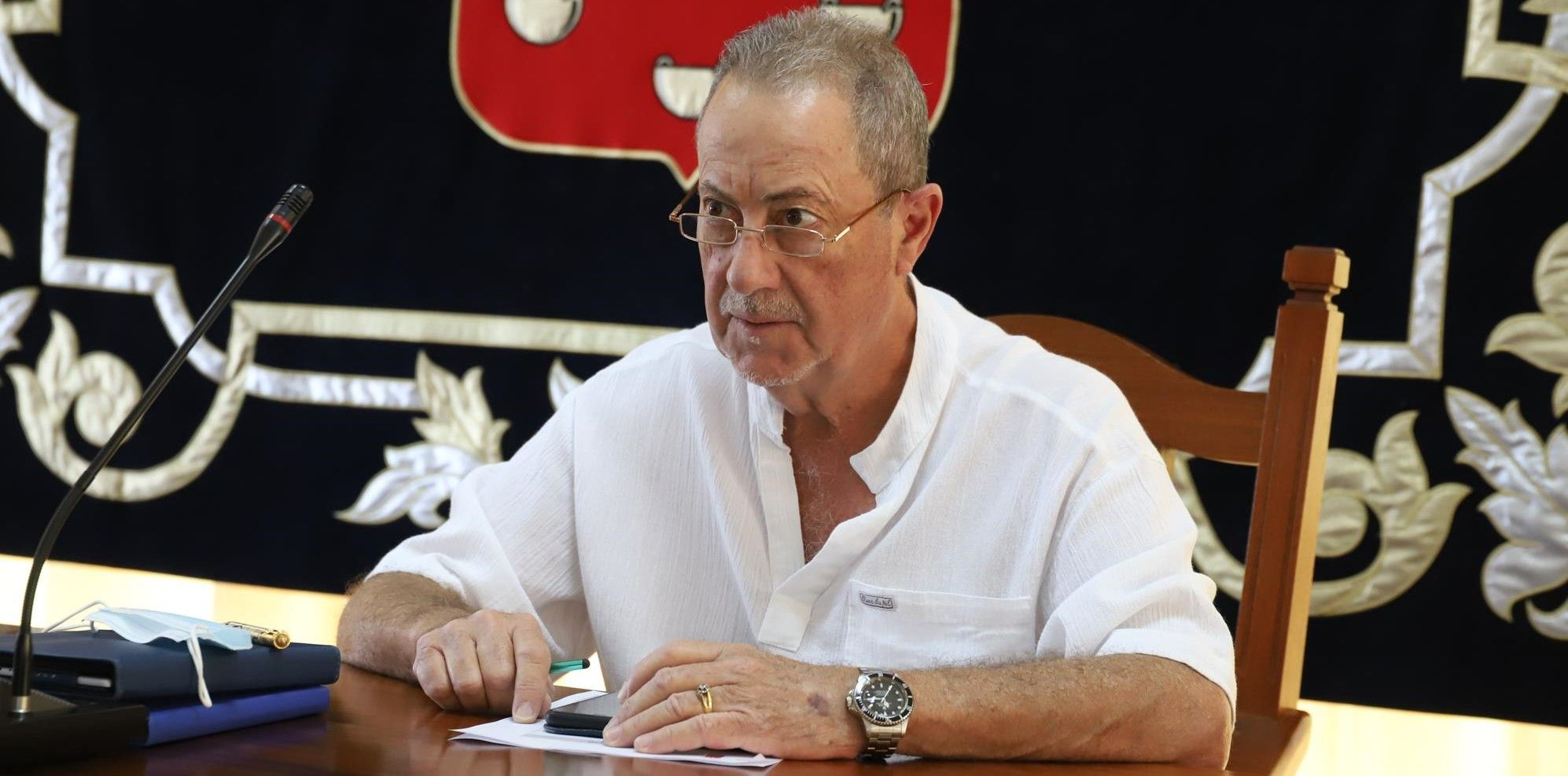 Juan Manuel Sosa, en el Pleno del Cabildo