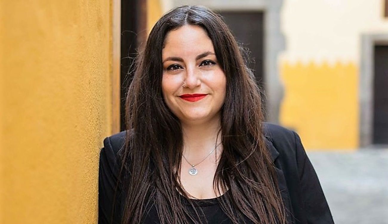 La coordinadora general de Podemos Canarias, Laura Fuentes