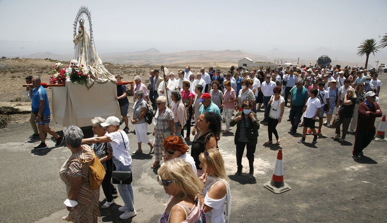 Procesión de la Virgen de Las Nieves | Foto: José Luis Carrasco