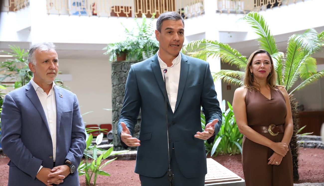 Pedro Sánchez en el Cabildo de Lanzarote