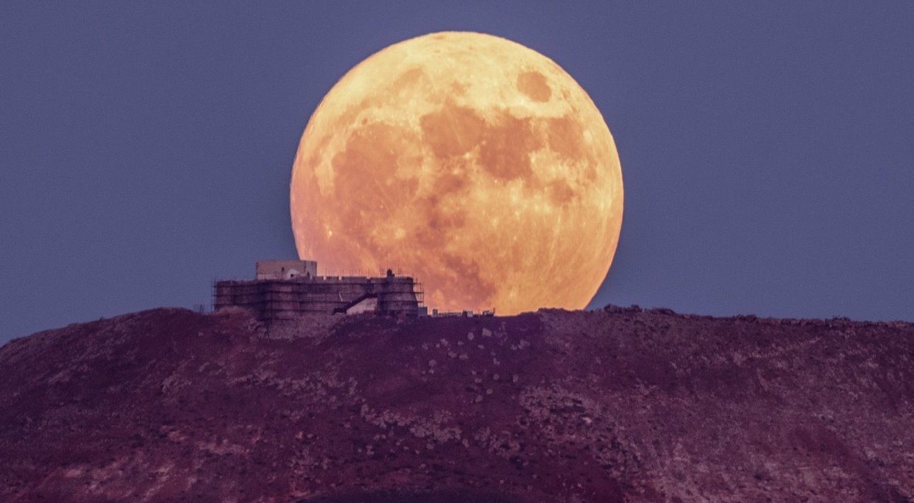 Superluna Imagen cedida por Rafael Sánchez