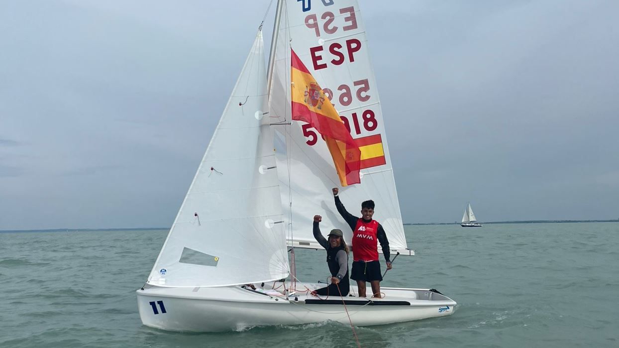 Miguel Ángel Morales y Alejandro Martín, subcampeones del mundo de 420