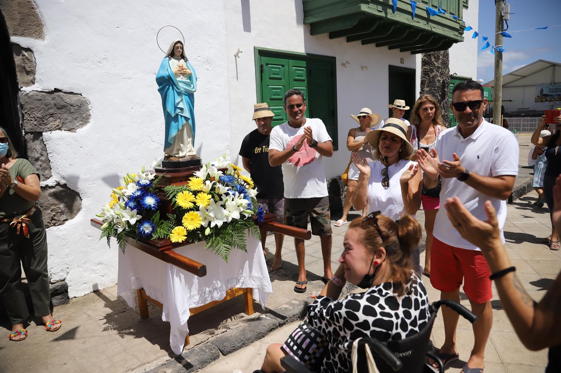 Procesión y verbena del agua en Famara