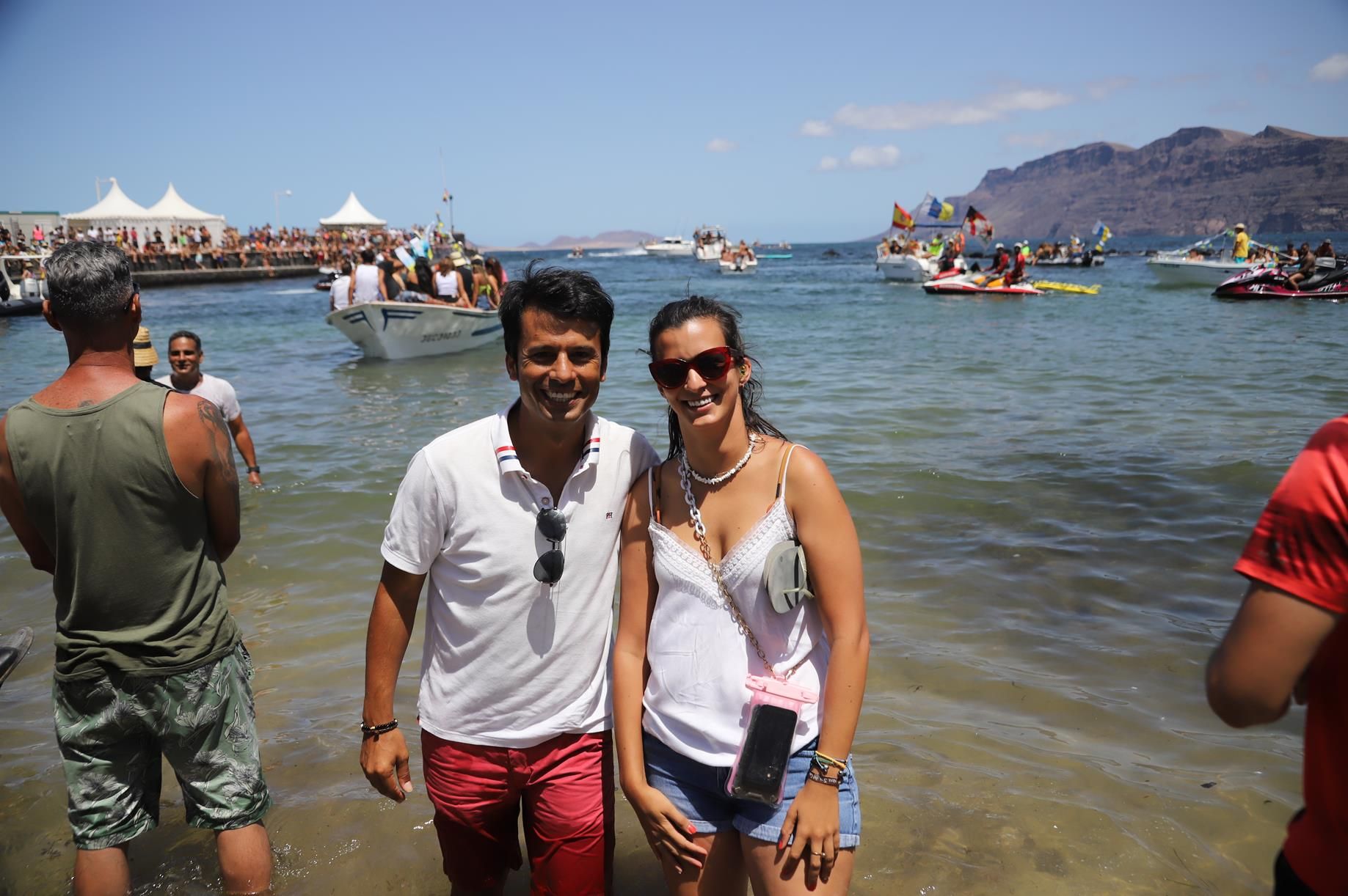 Procesión y verbena del agua en Famara