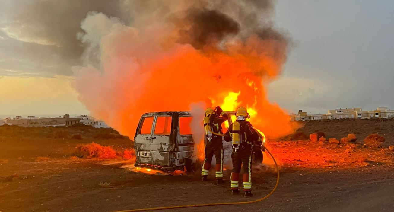 Incendio de vehículo