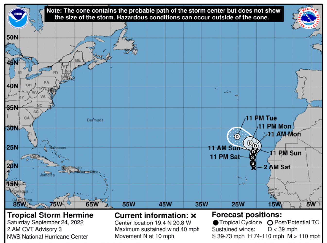 Tormenta Tropical Hermine (NHC Atlantic)