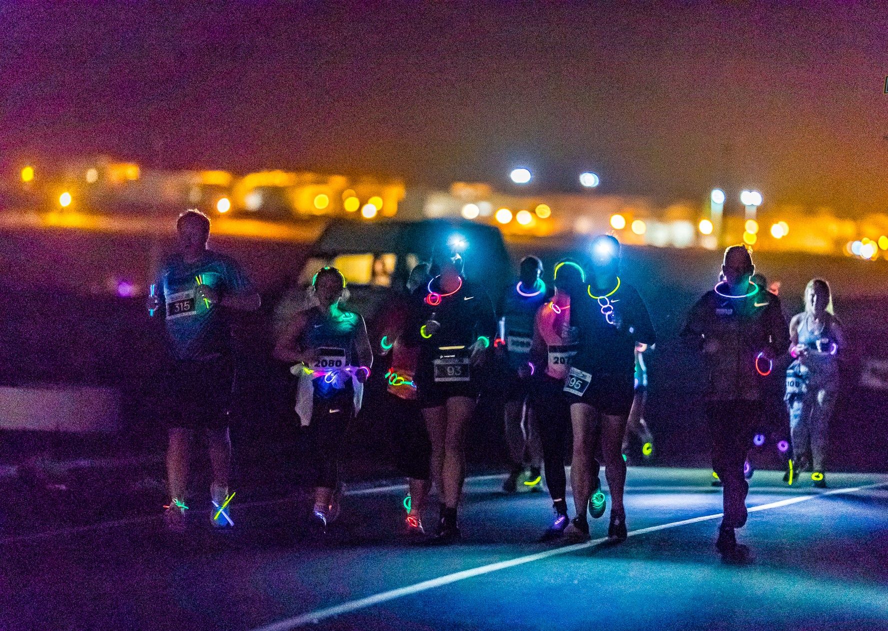 Escena de la Night Run 