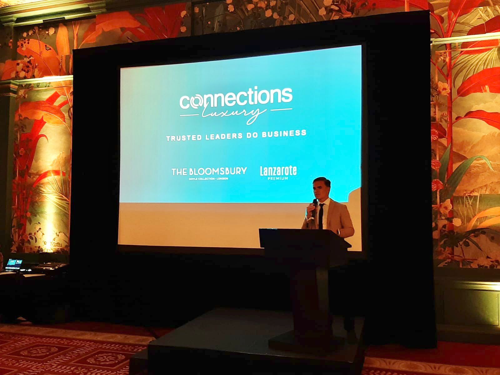 Héctor Fernández presenta Lanzarote Premium en Londres