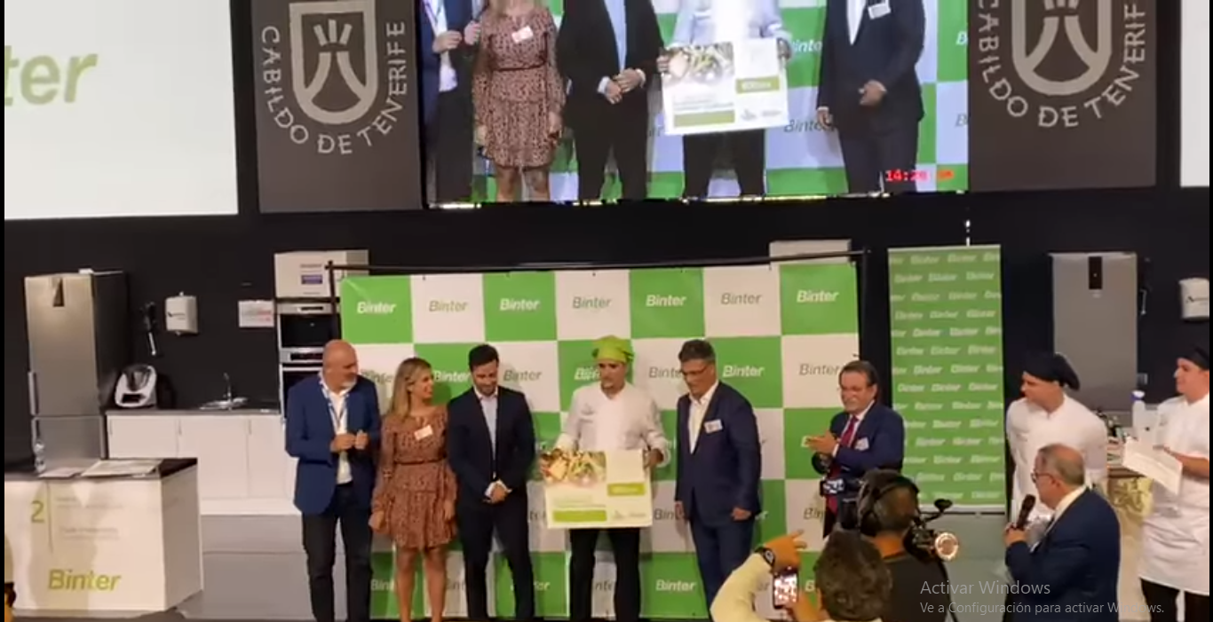 El graciosero Francisco Guadalupe, vencedor del Campeonato de Jóvenes Cocineros de Canarias 2022