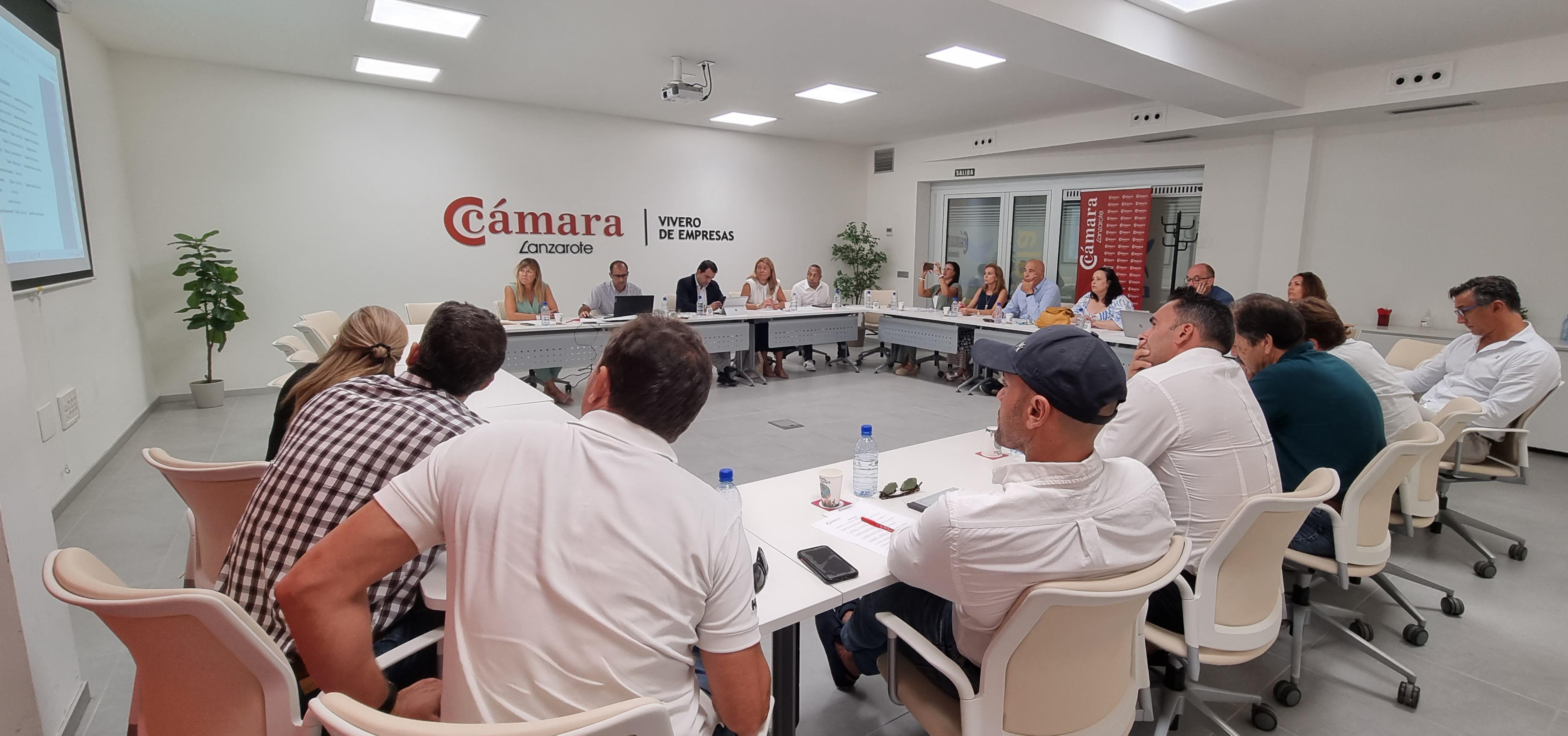 Pleno de la Cámara en que se aprobó la integración en ambas organizaciones