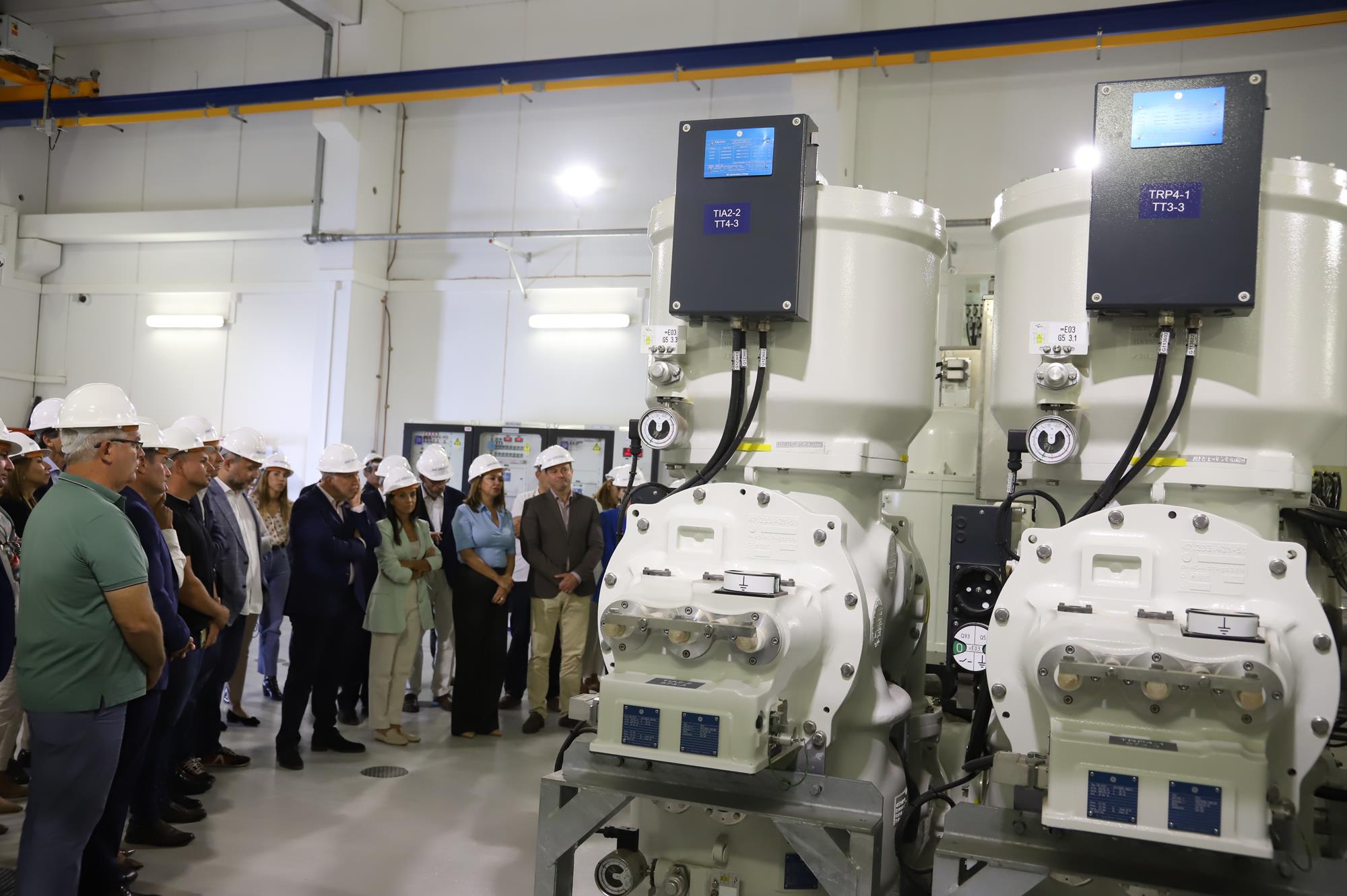 Inauguración de la interconexión eléctrica submarina entre Lanzarote y Fuerteventura el pasado octubre