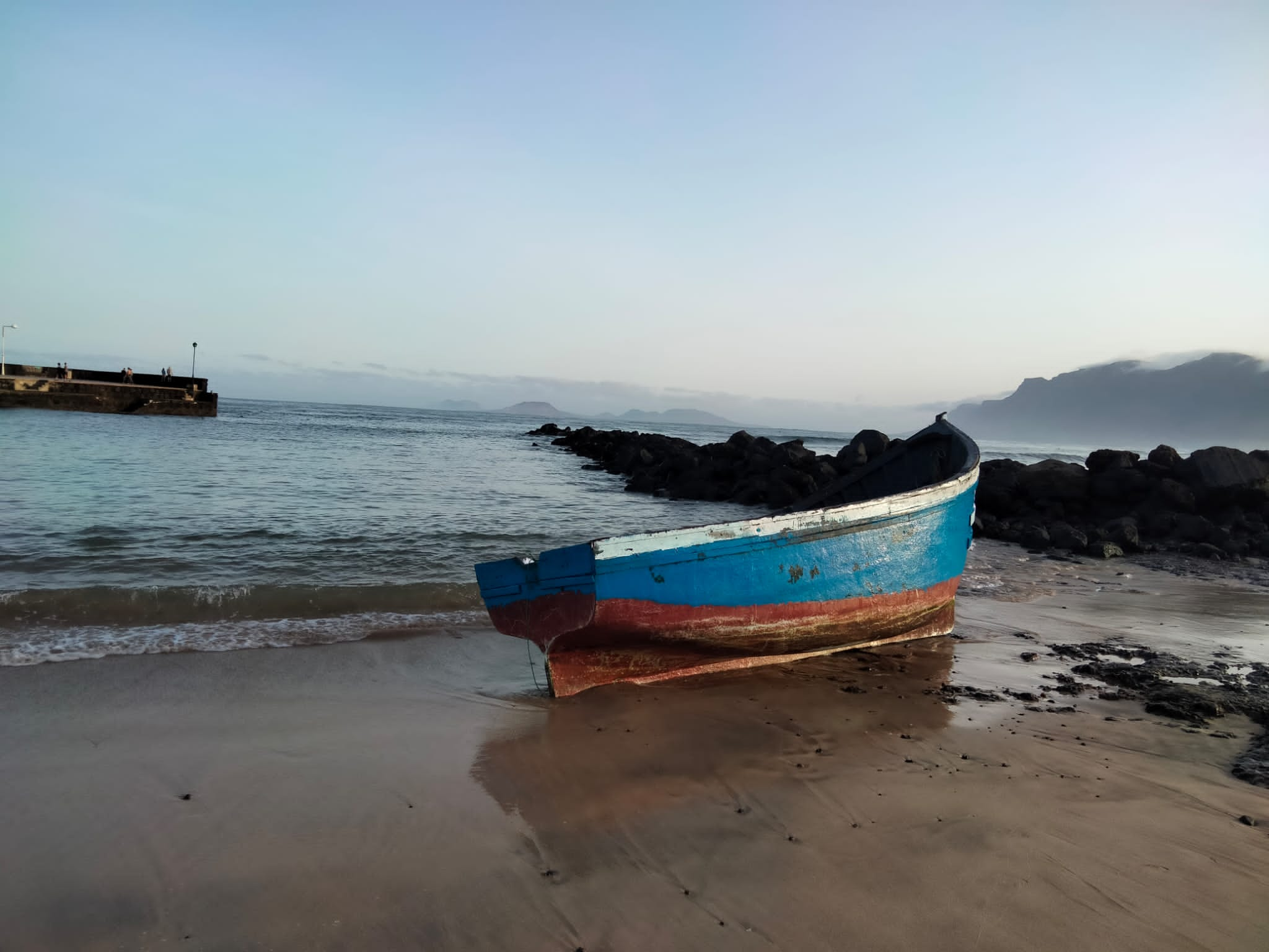 Patera en Famara