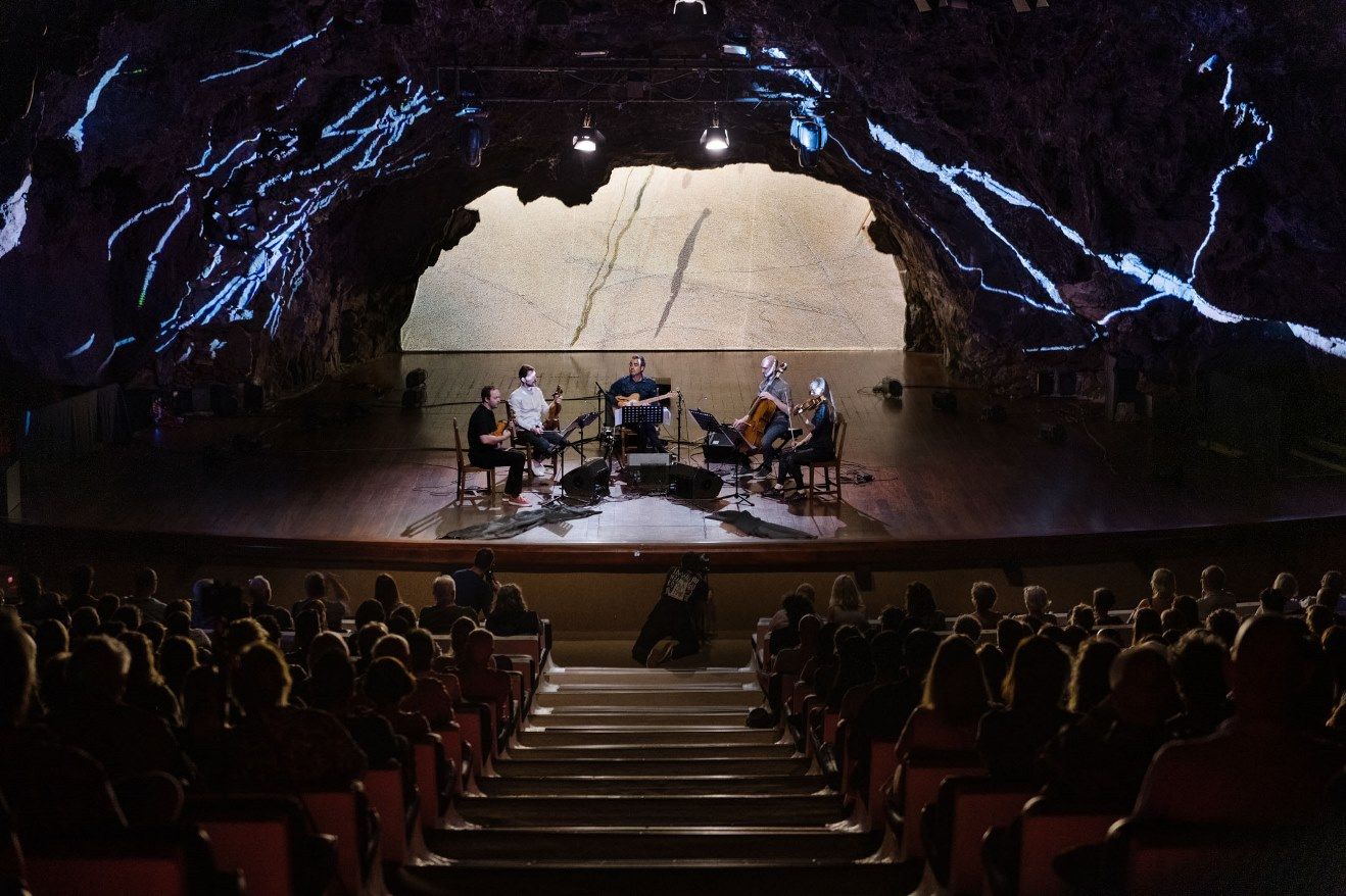  Javier Infante & North Sea String Quartet durante una de las actuaciones del festival