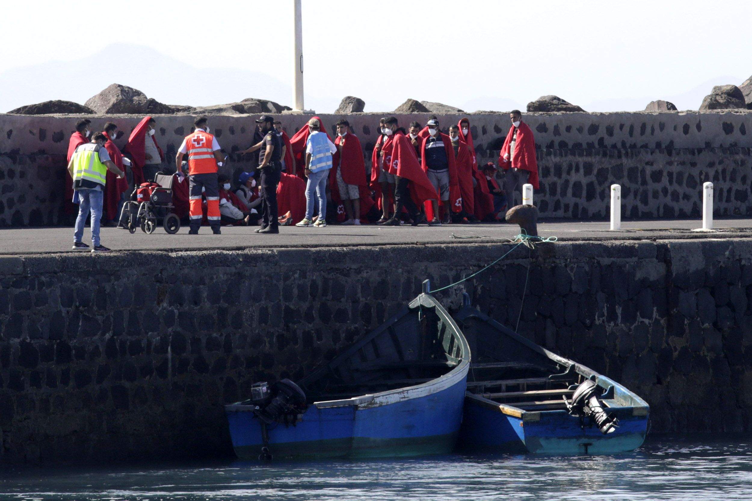  Q6A1648Inmigrantes recién llegados recibiendo atención sanitaria. Fotos: José Luis Carrasco