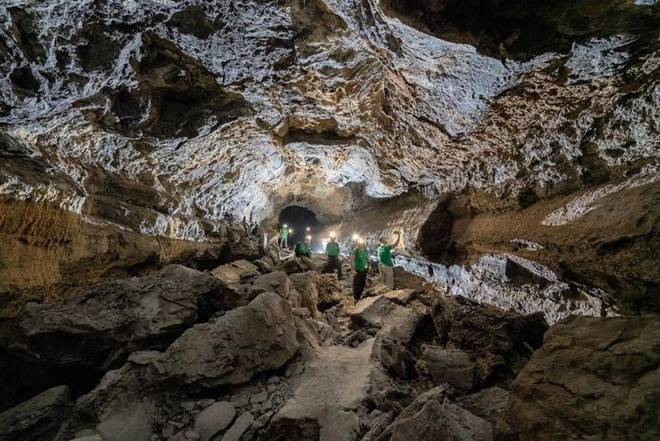 Imagen durante uno de los entrenamientos de la PANGAEA en Lanzarote durante el año pasado