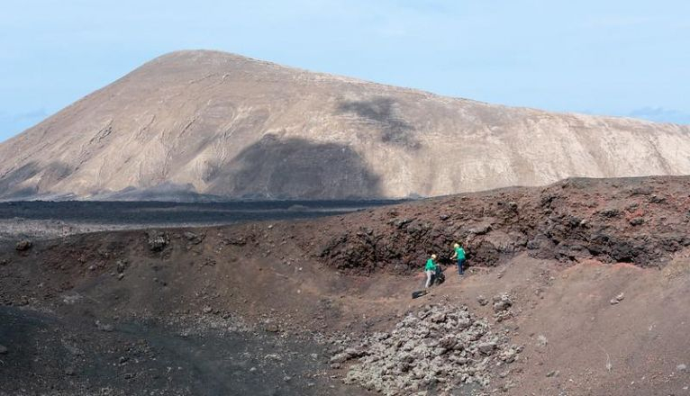 Imagen durante uno de los entrenamientos de la PANGAEA el año pasado en la isla de Lanzarote