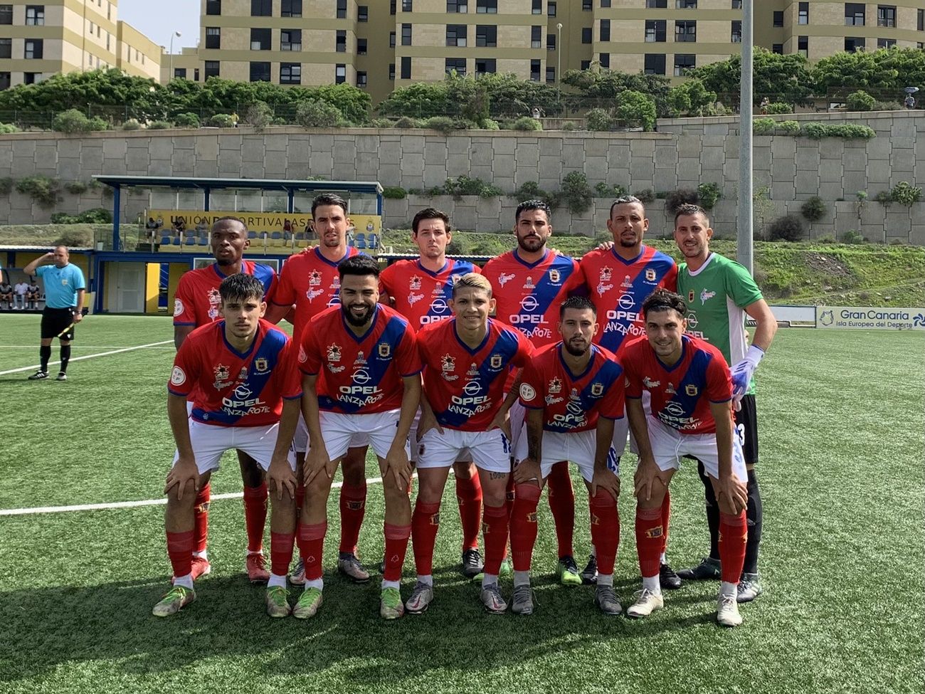 Alineación de la UD Lanzarote en el empate ante la UD Las Palmas Atlético