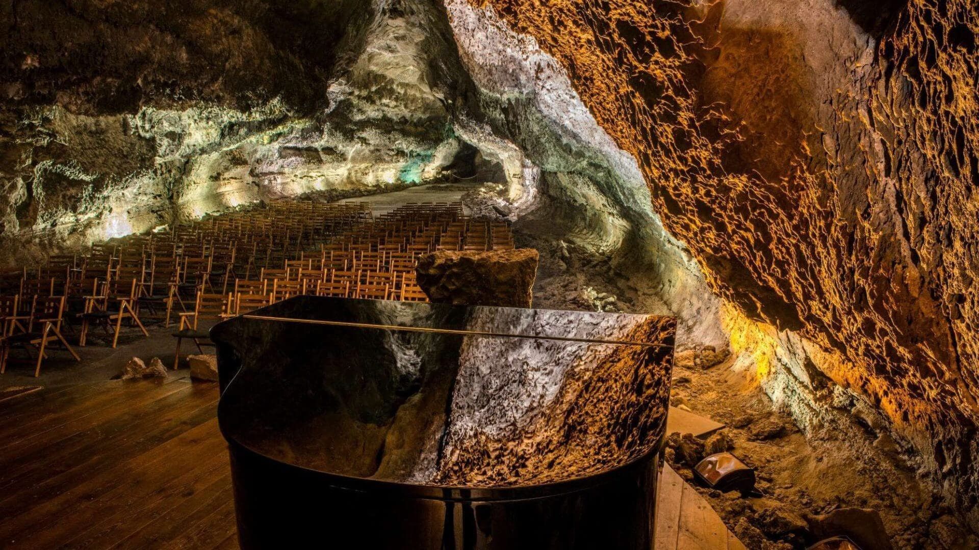 Auditorio de la Cueva de los Verdes (Foto Centros de Arte y Cultura de Lanzarote)