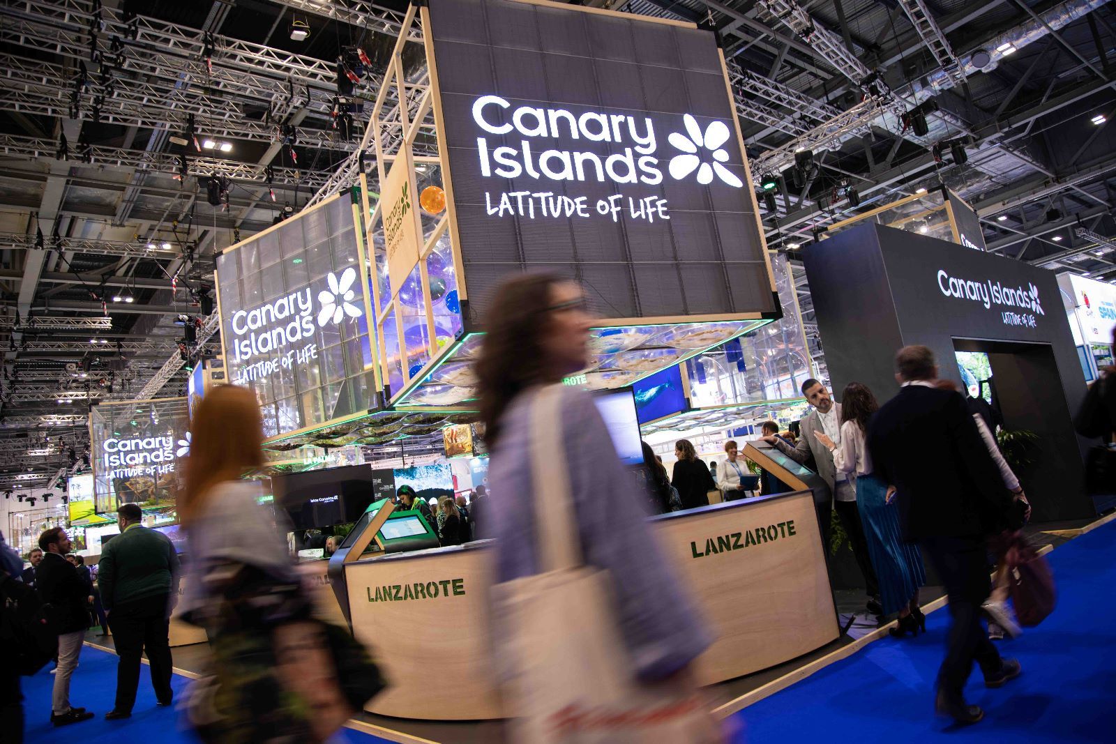 Pabellón de Canarias en la World Travel Market Pabellón de Canarias en la World Travel Market
