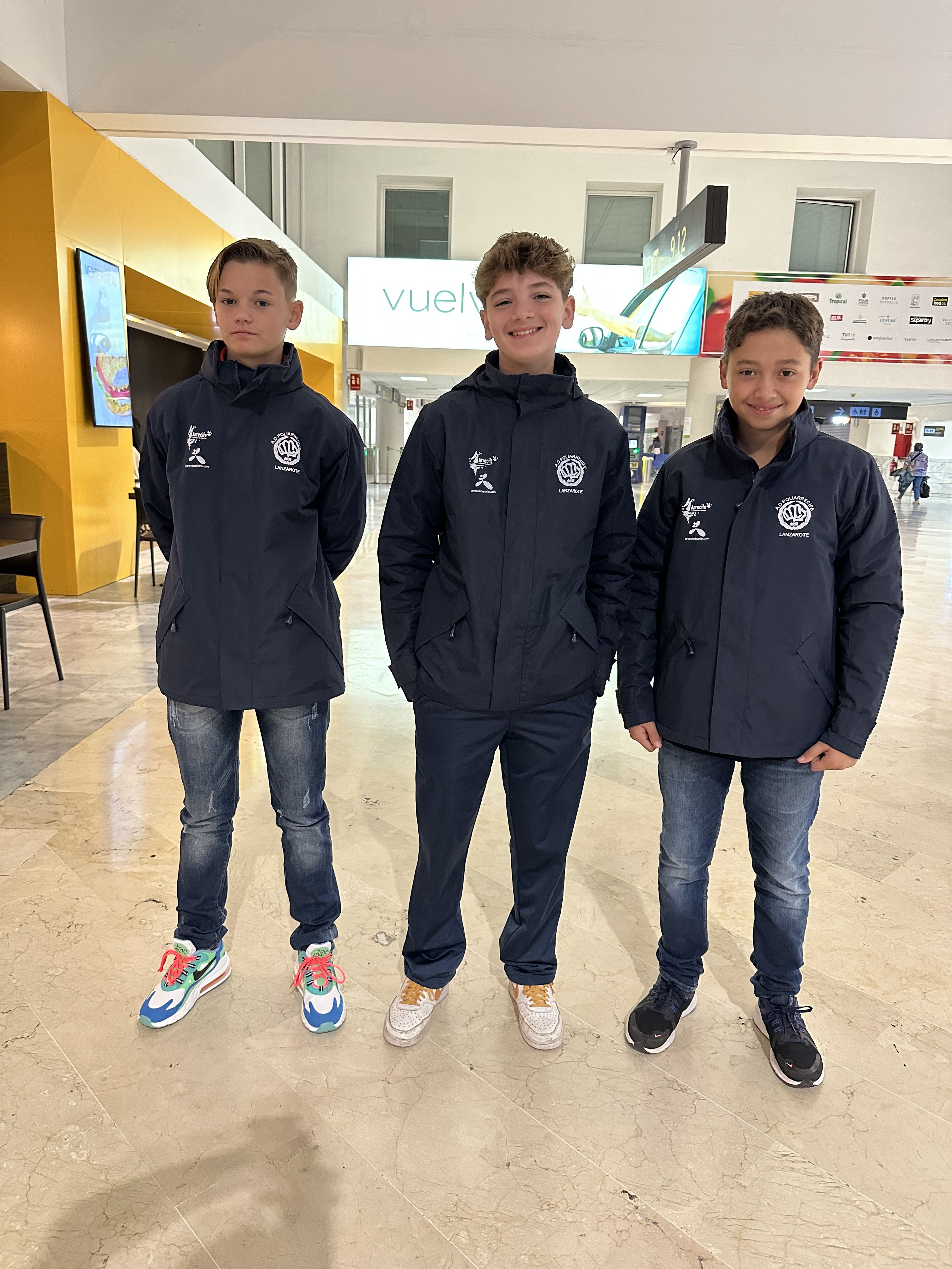 Los deportistas lanzaroteños durante el evento deportivo Los deportistas lanzaroteños durante el evento deportivo