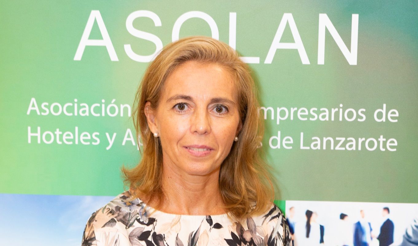 Presidenta de la Federación Turística de Lanzarote (que engloba a ASOLAN), Susana Pérez