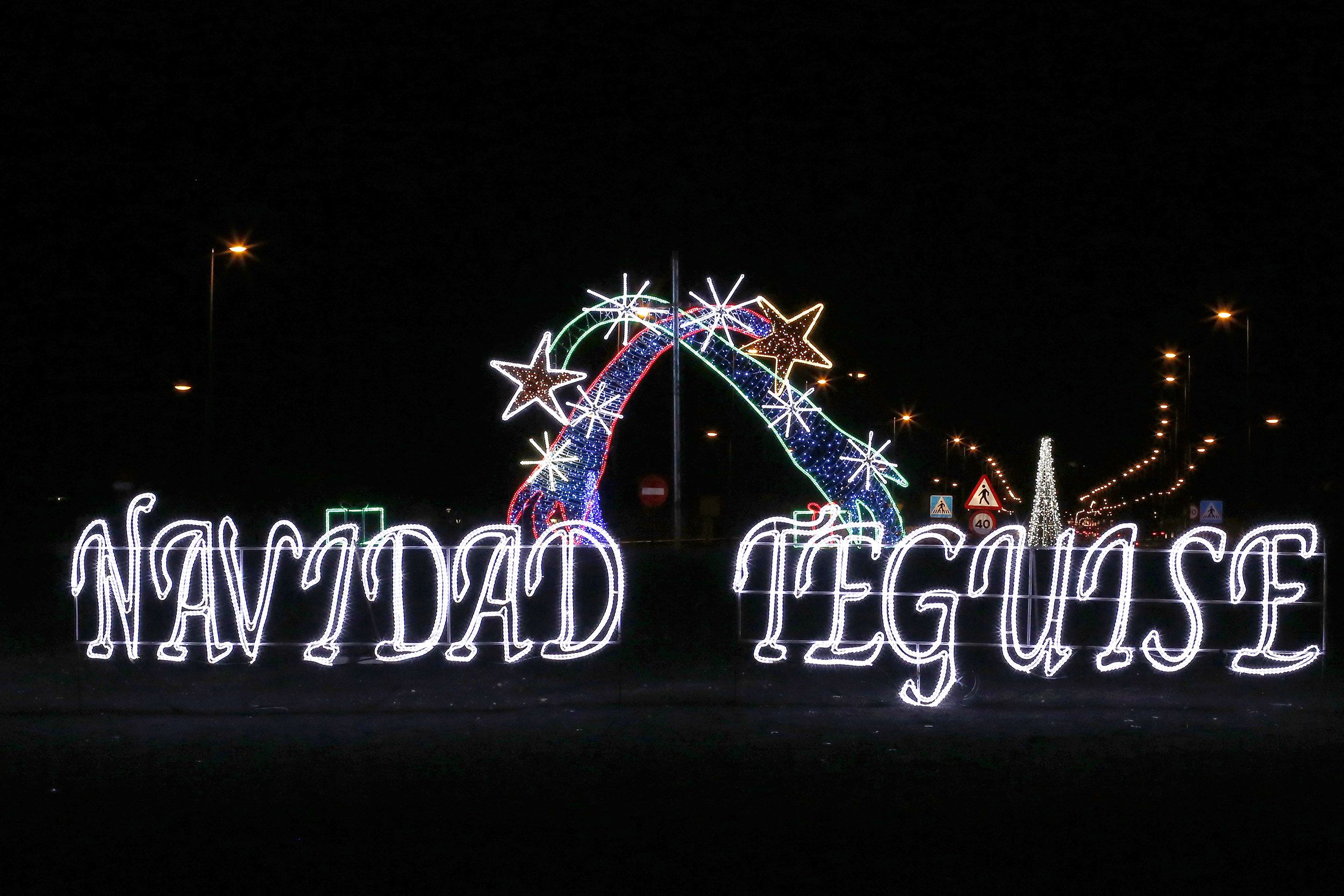 Decorativo navideño en Teguise