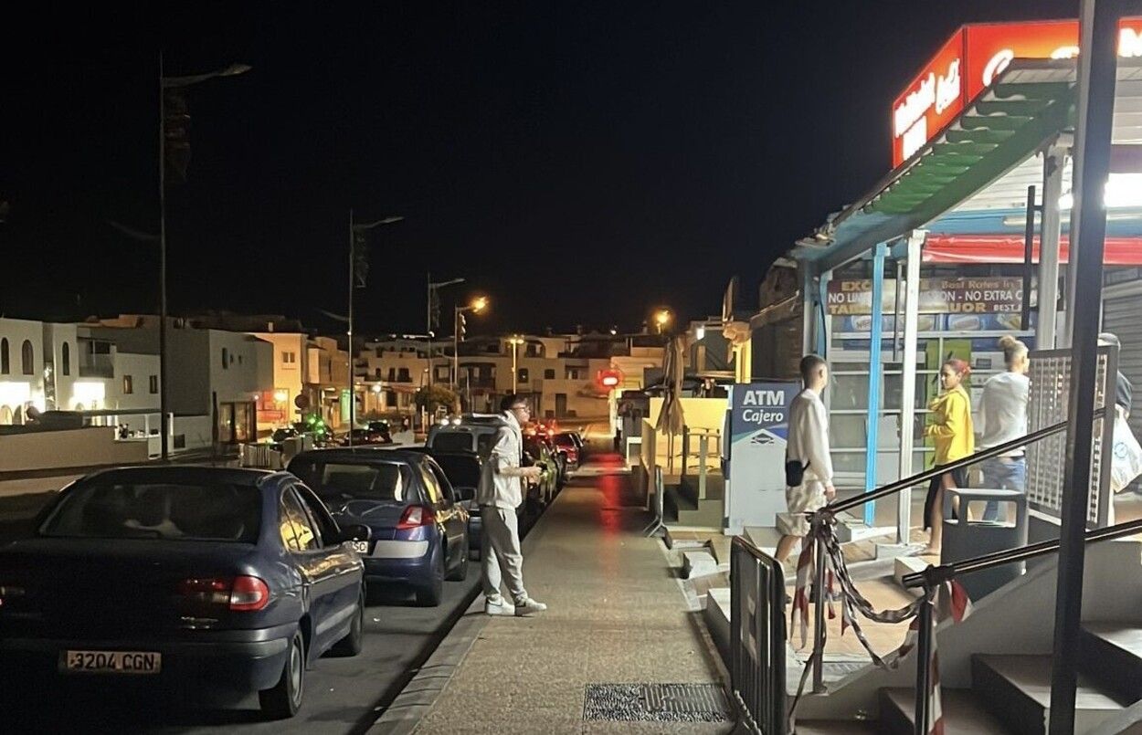 Apagón de la Avenida Papagayo, en Playa Blanca