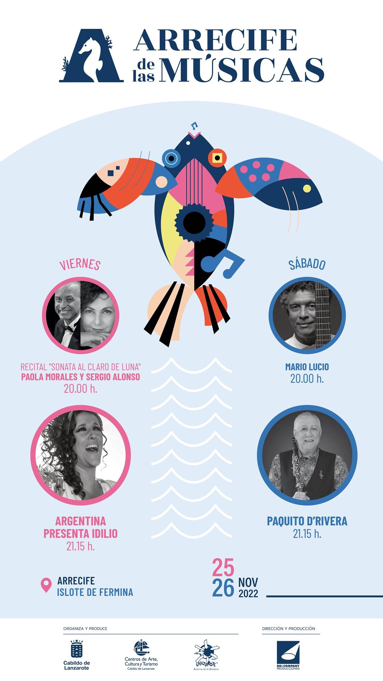 Arrecife de las Músicas en el Islote de la Fermina Cartel 2022