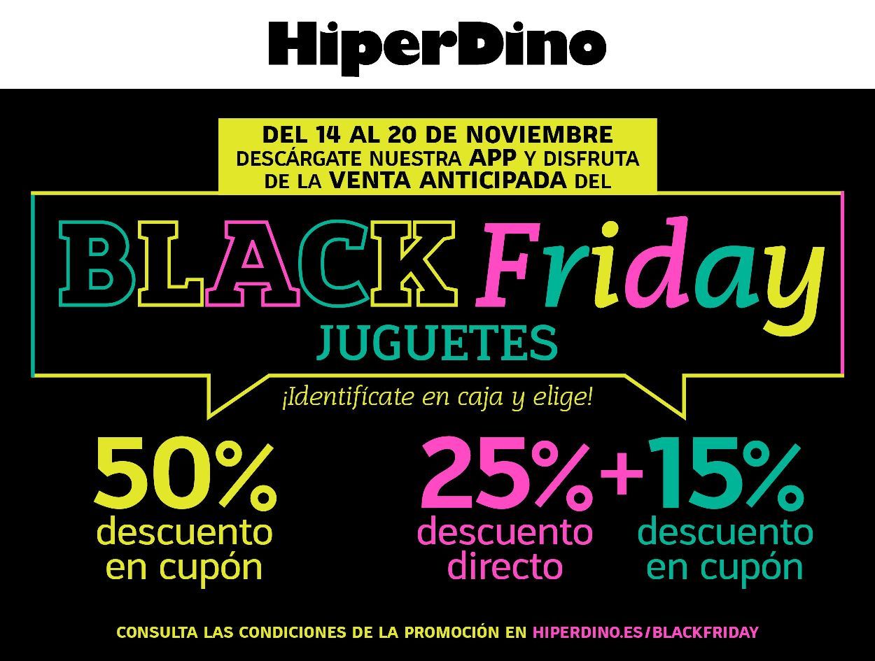HiperDino celebra el Black Friday con descuentos del 50 en juguetes