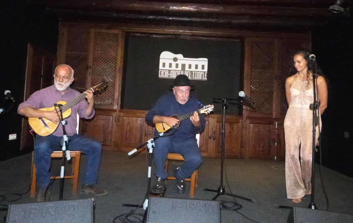 Domingo Rodríguez "El Colorao" en concierto en la Casa Museo del Timple