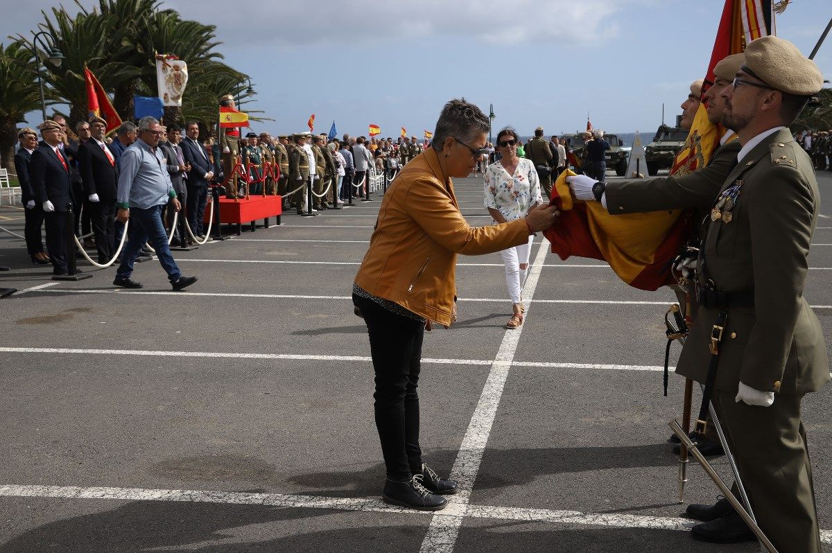 Jura de bandera en Costa Teguise (Fotos: José Luis Carrasco)